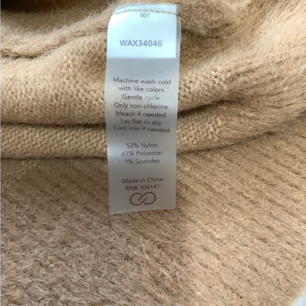 Cozy Tan Cardigan with Pockets - Picture 8 of 8